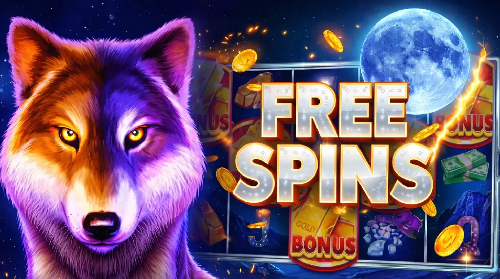Wolf Treasure Jackpots Banner