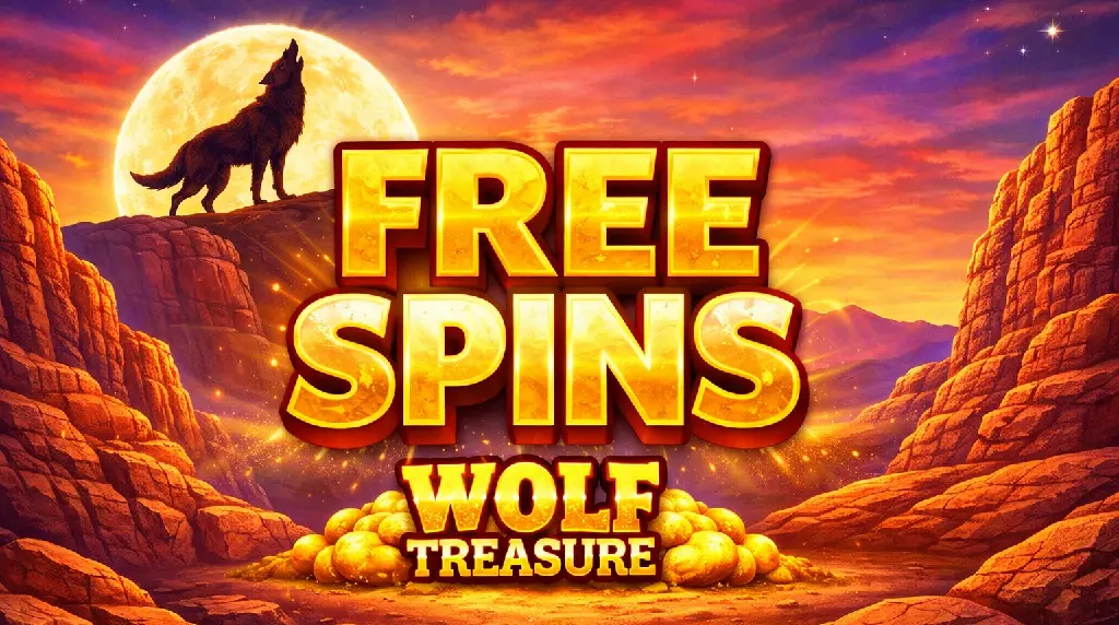 Wolf Treasure Spins Banner Top